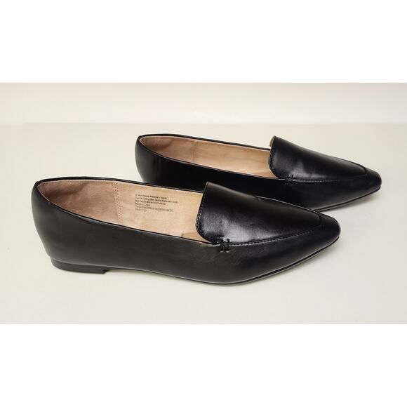 A New Day Women's Hayes Memory Foam Insole Loafer Flats Shoes Black Size US 8 - Picture 4 of 9